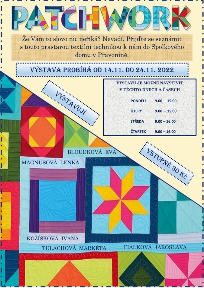 Patchwork v Pravoníně